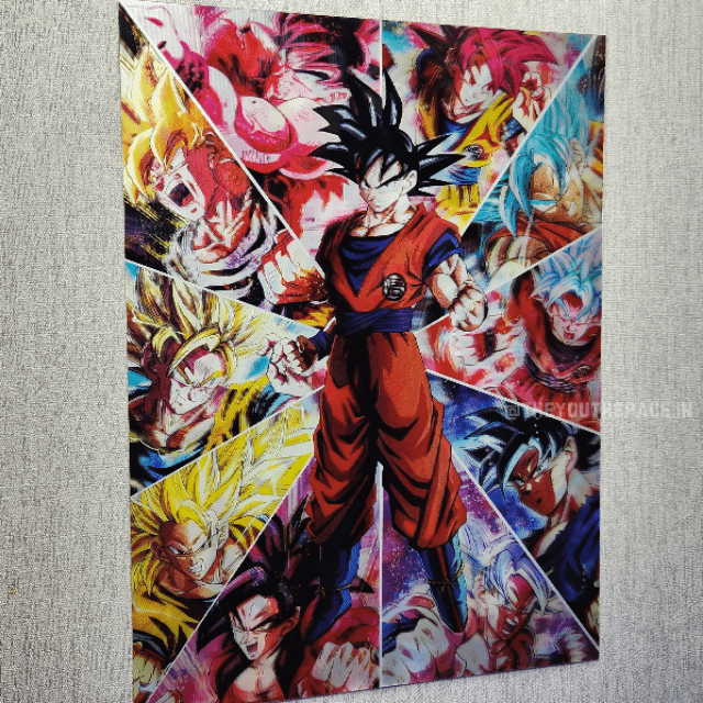 Goku, Vegeta 3D Motion Wall Poster