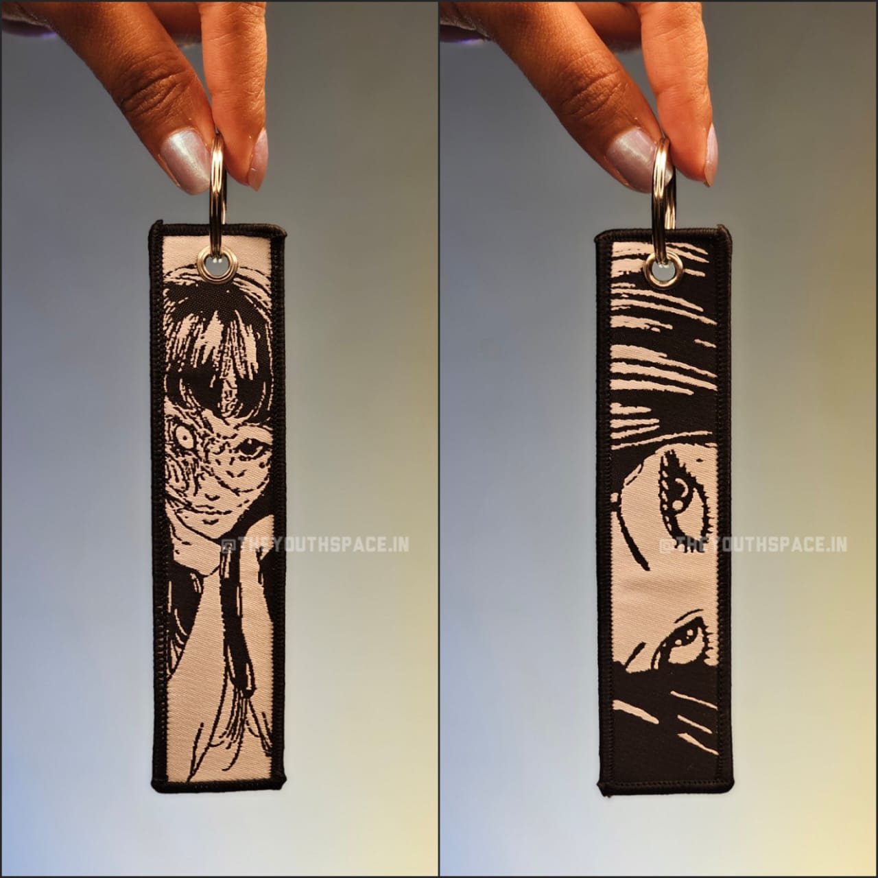 Anime Flip Side Embroidered Keychain (15 cm)