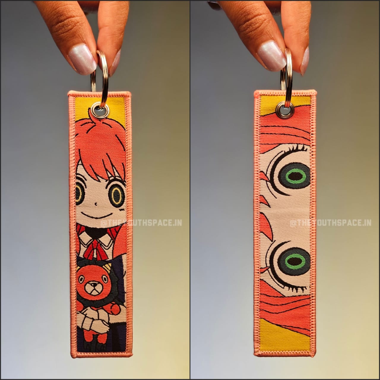 Anya Flip Side Embroidered Keychain (15 cm)