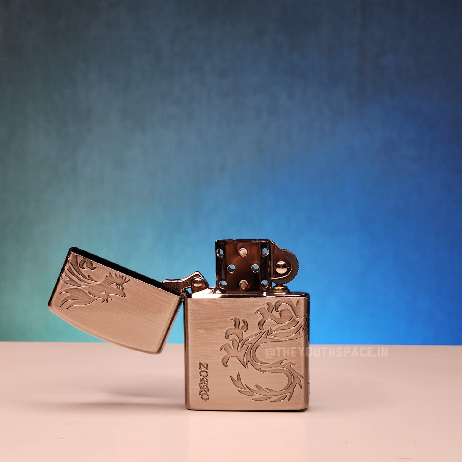 ZORRO ULTIMATE JUSTICE BRASS DRAGON LIGHTER 23HK