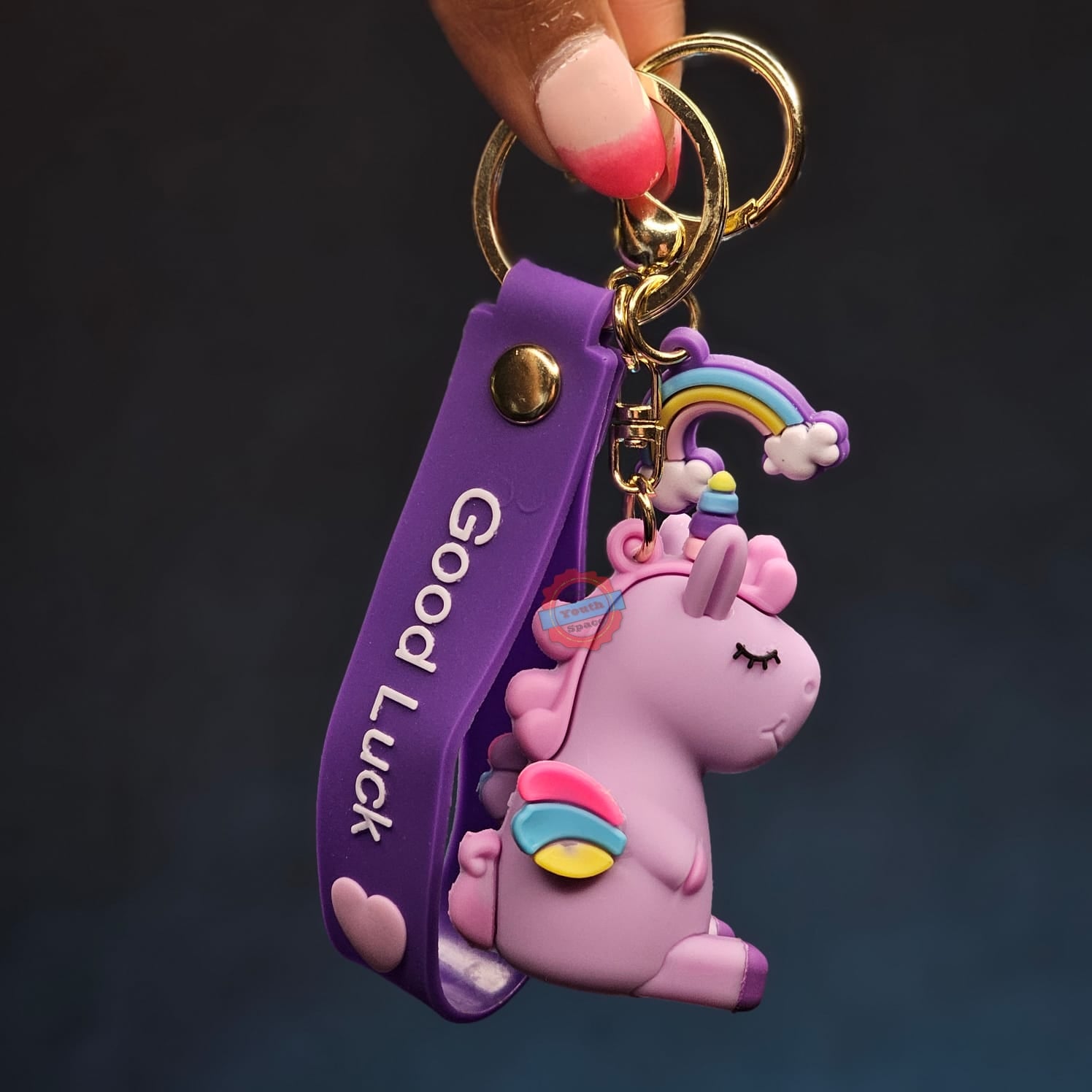 Unicorn Silicone keychain (code 1)