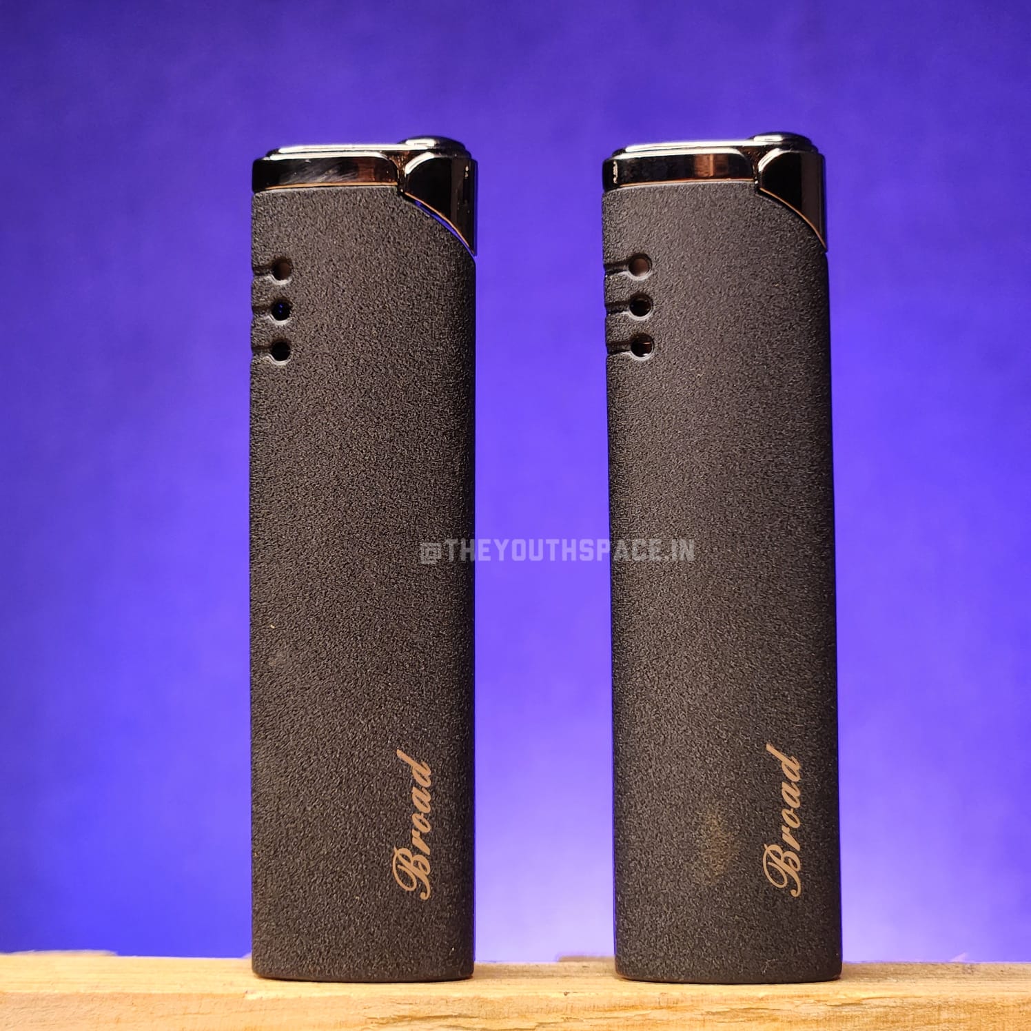 Slender Matte Red Flame Jet Lighter (Metallic)