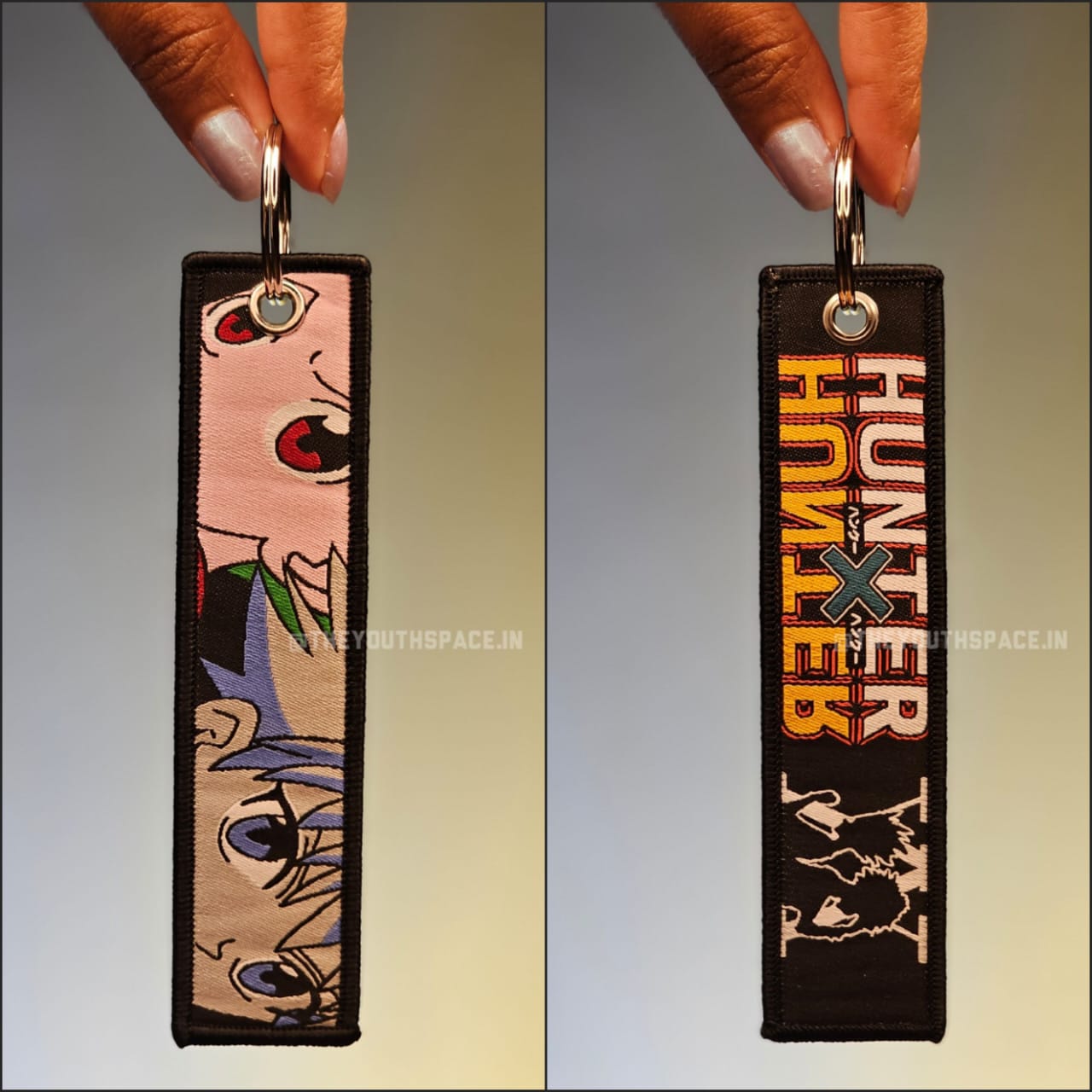 Hunter x Hunter Flip Side Embroidered Keychain (15 cm)