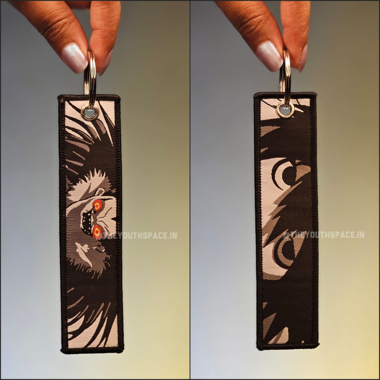 Death note Ryuk Flip Side Embroidered Keychain (15 cm)