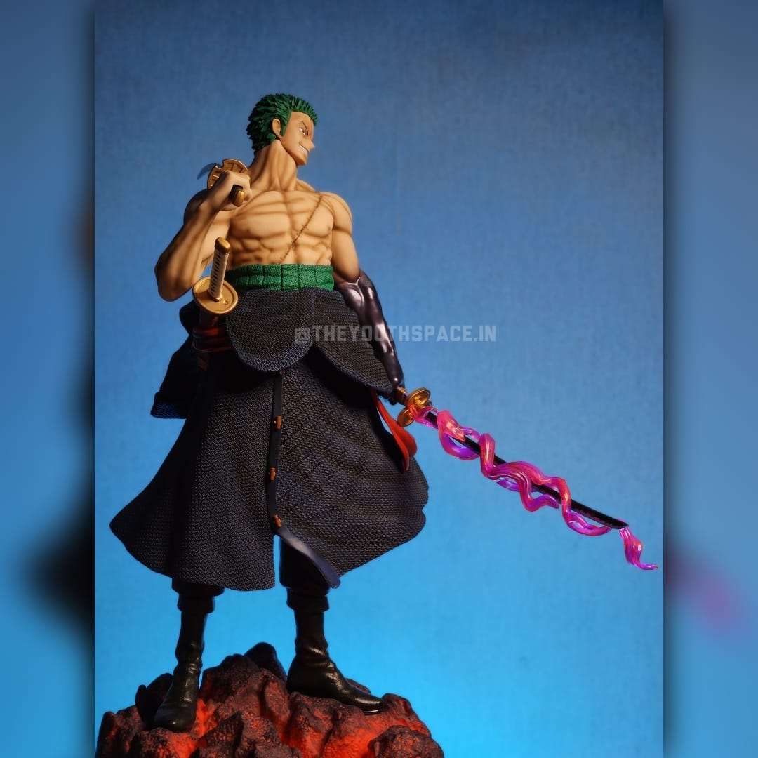 King Of Hell Zoro Action Figure (75 cm) - One Piece