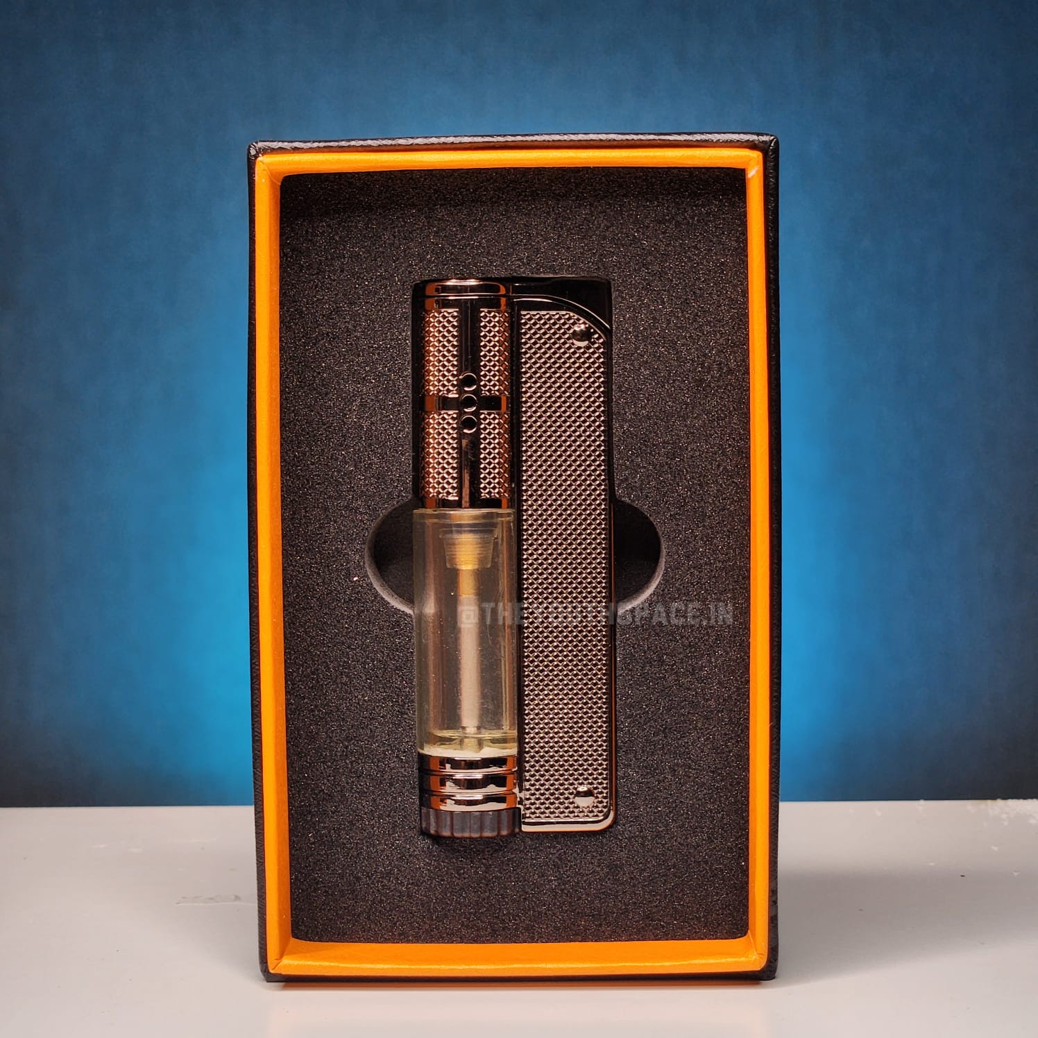 The Antique Brasslight Jet Lighter With Lights (Metallic)