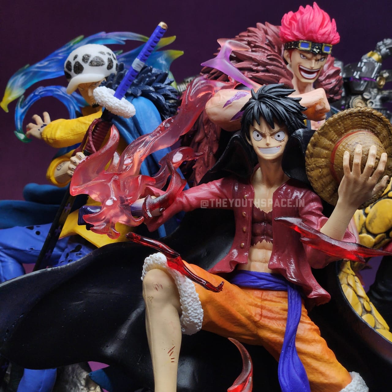 LUFFY, LAW & KID ACTION FIGURE (35 cm) - ONE PIECE