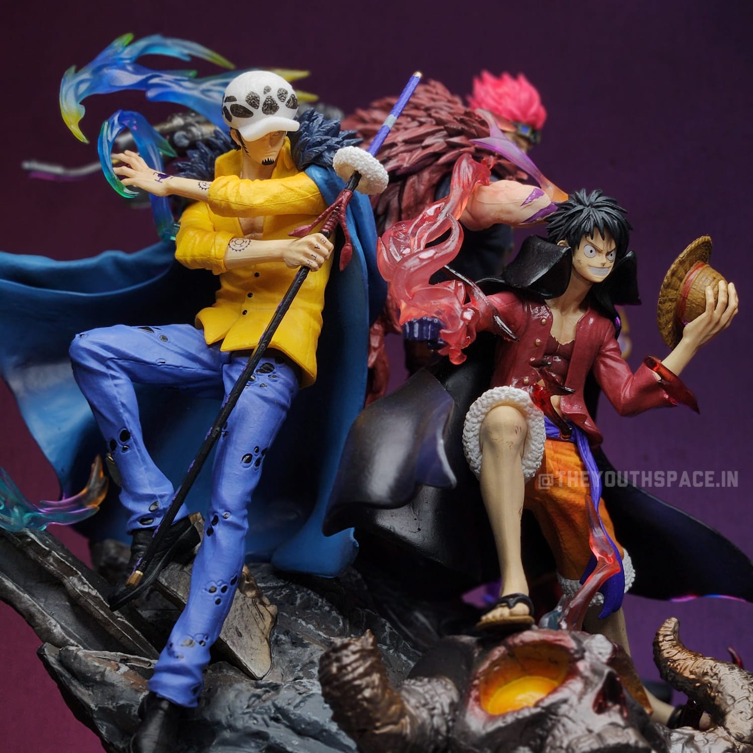 LUFFY, LAW & KID ACTION FIGURE (35 cm) - ONE PIECE