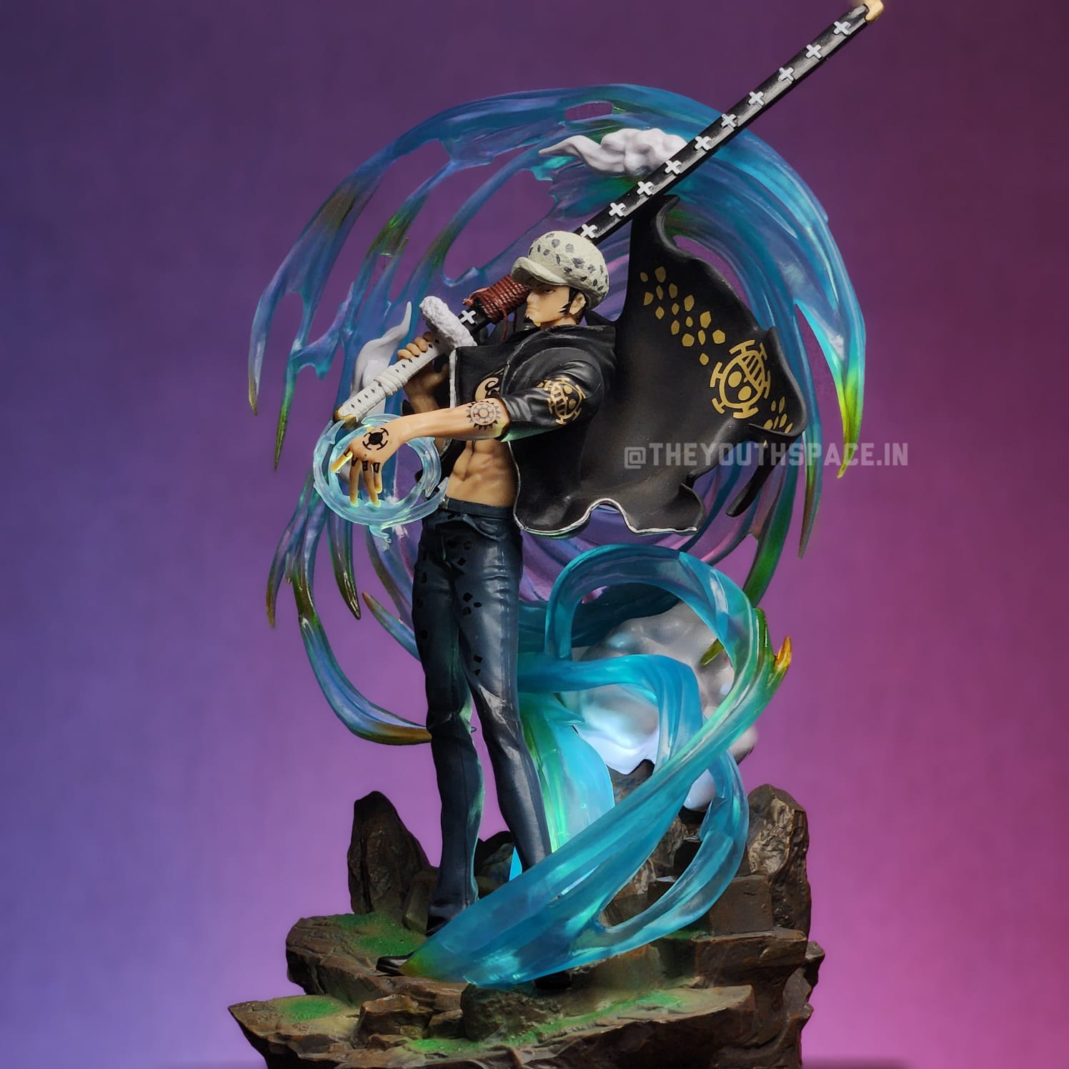 Trafalgar D. Water Law Action Figure (with lights 42 cm) - One Piece