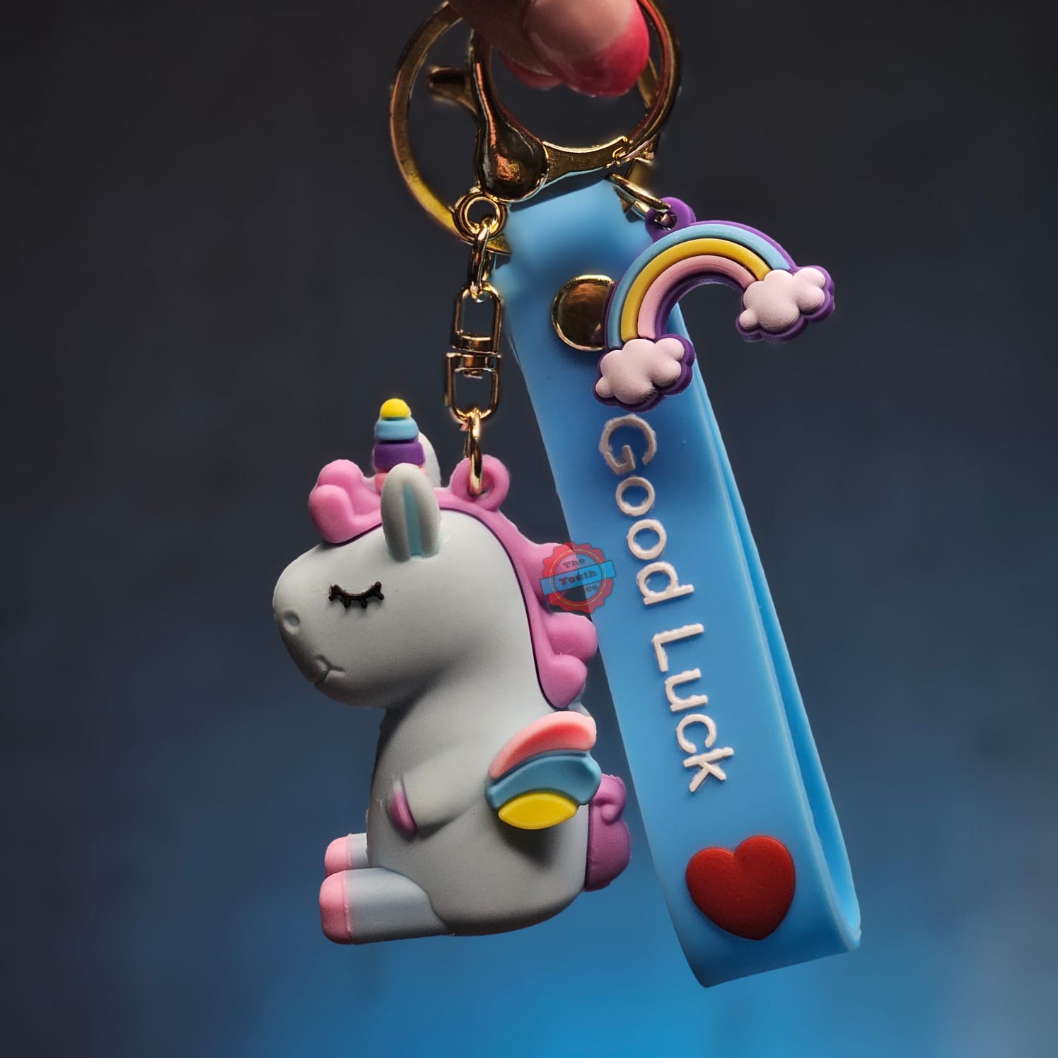 Unicorn Silicone keychain (code 1)