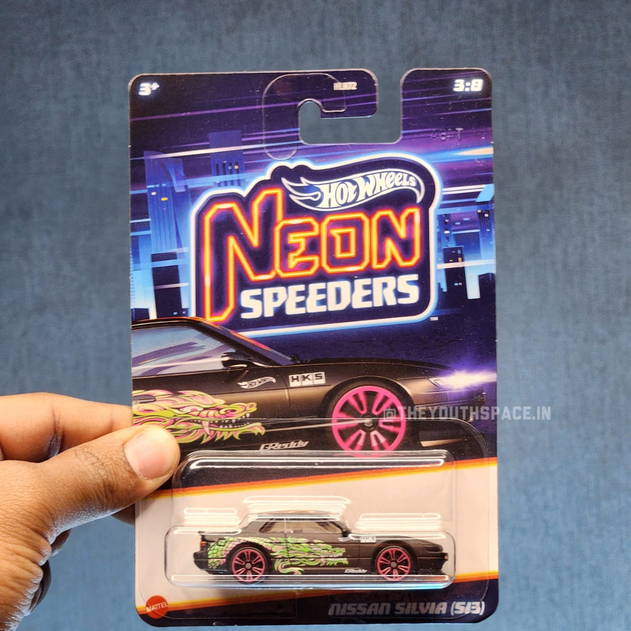 Hot Wheels Neon Speeders Nissan Silvia S13 (Imported)