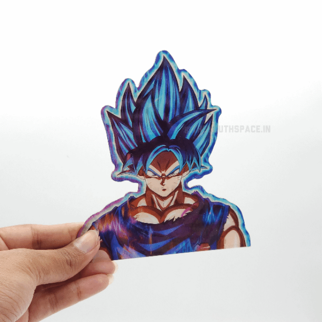 Goku Super Saiyan 3D motion sticker
