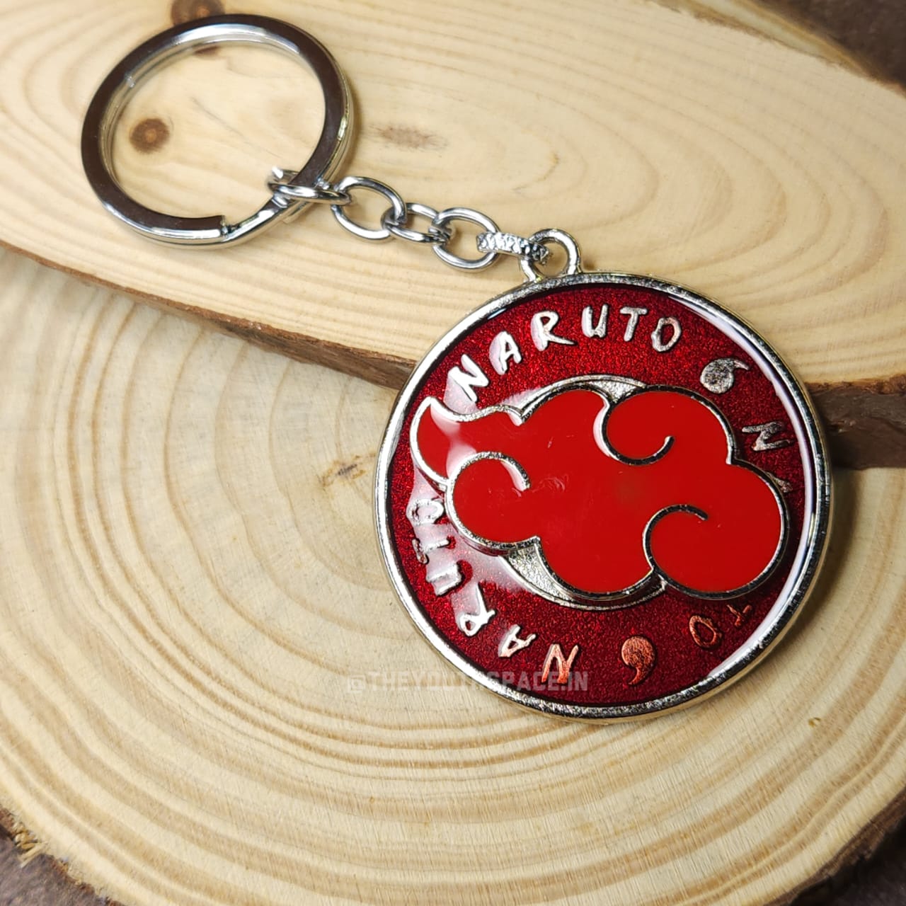 Akatsuki cloud spinning keychain