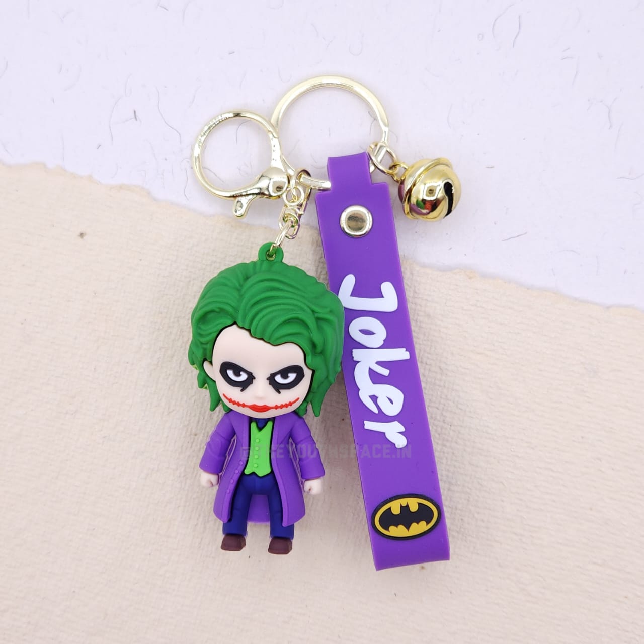 Joker silicone keychain