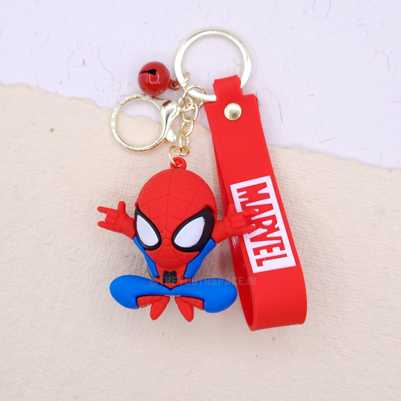 Spiderman silicone keychain