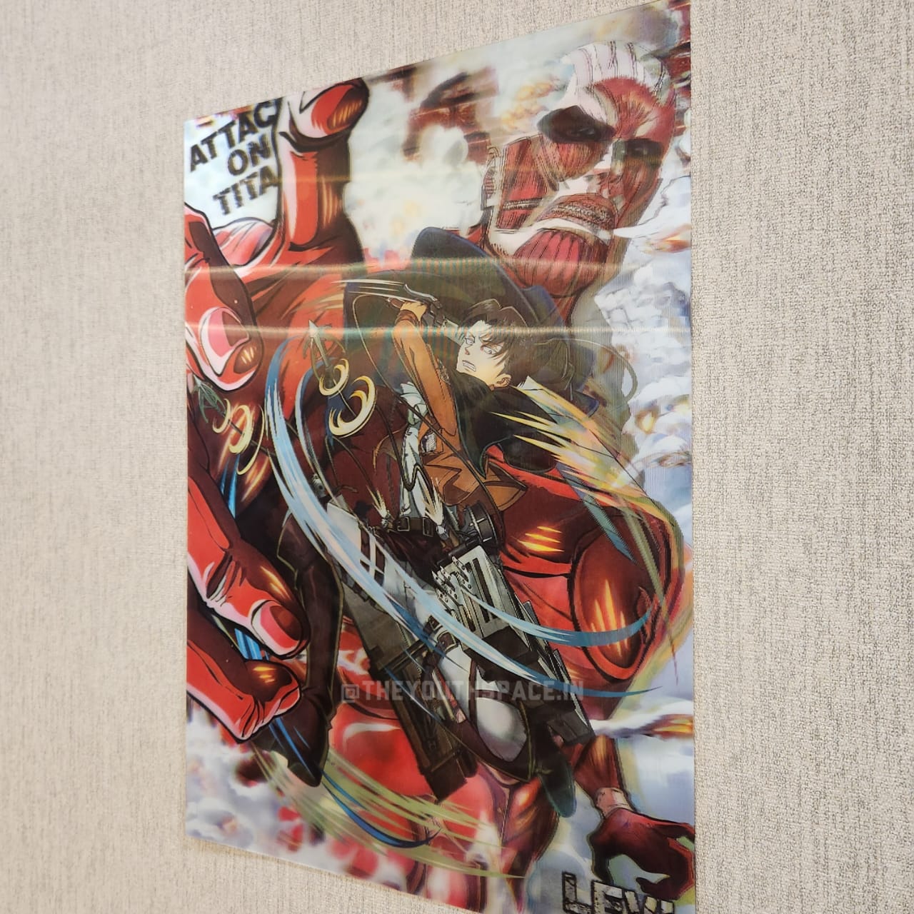 Attack on Titan 3D motion Wall poster