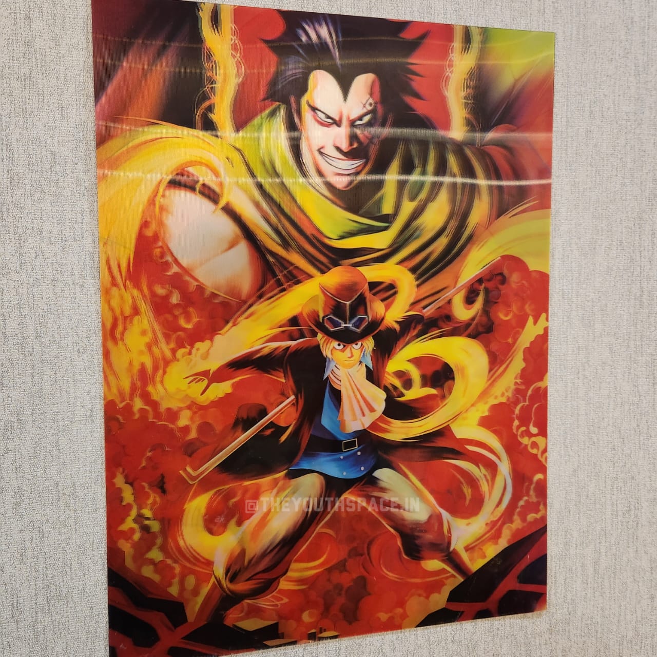 One piece 3D motion Wall poster